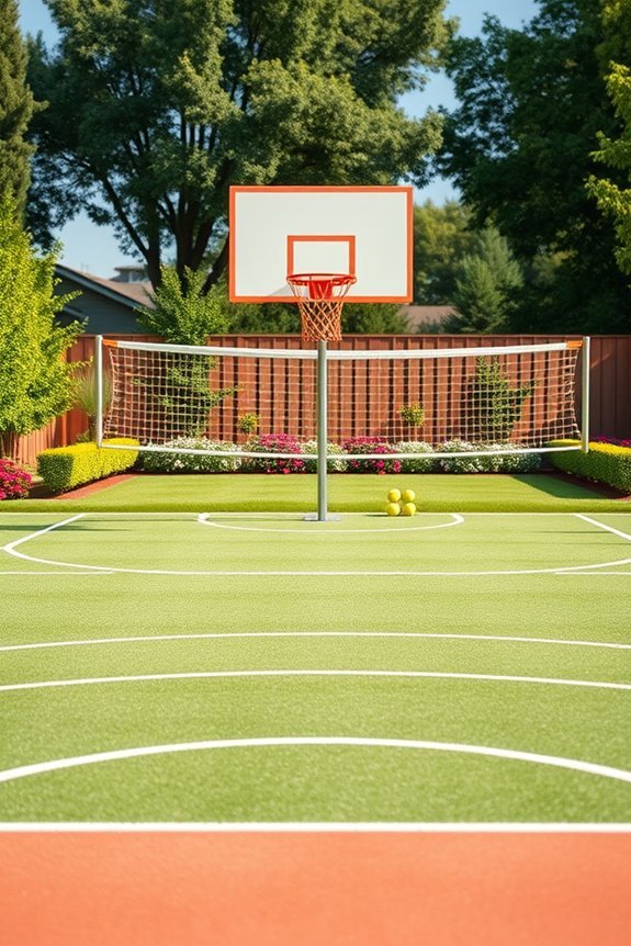 backyard multi sport play area