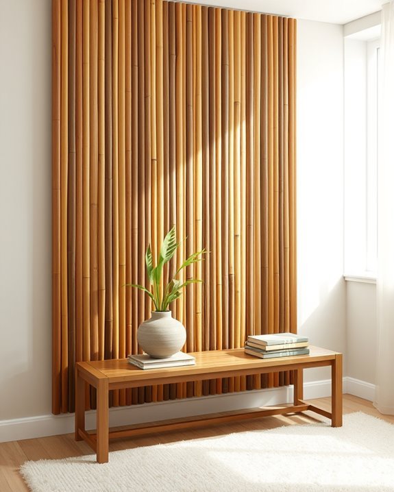 bamboo accent walls elevate decor