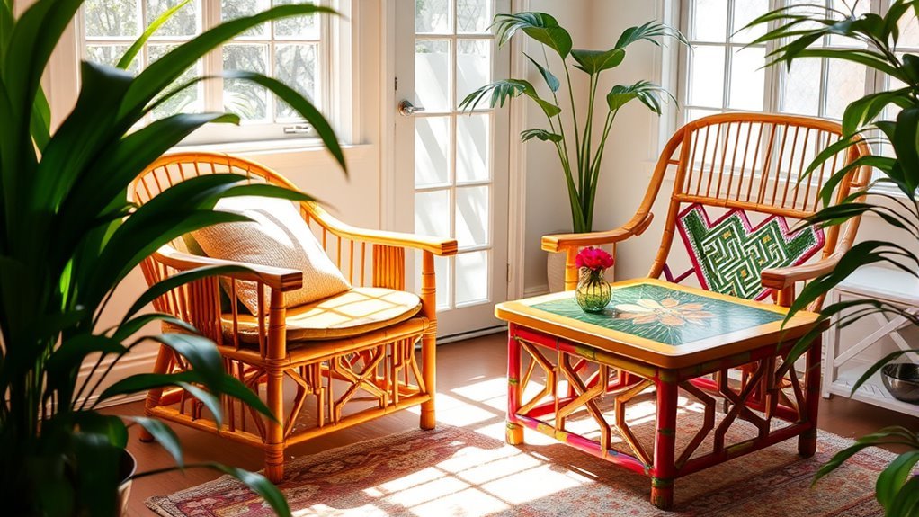 bamboo furniture makeover inspiration