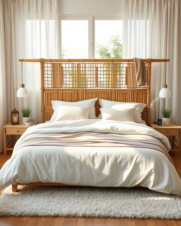 bamboo headboards for tranquility