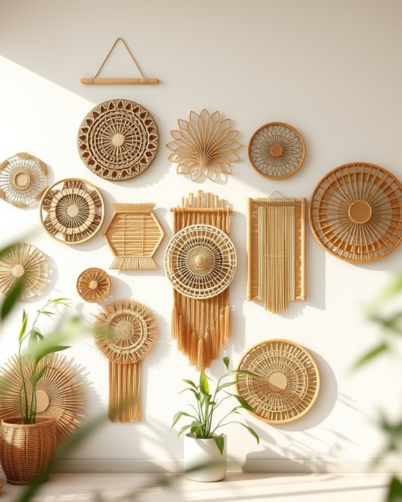 bamboo wall art elegance