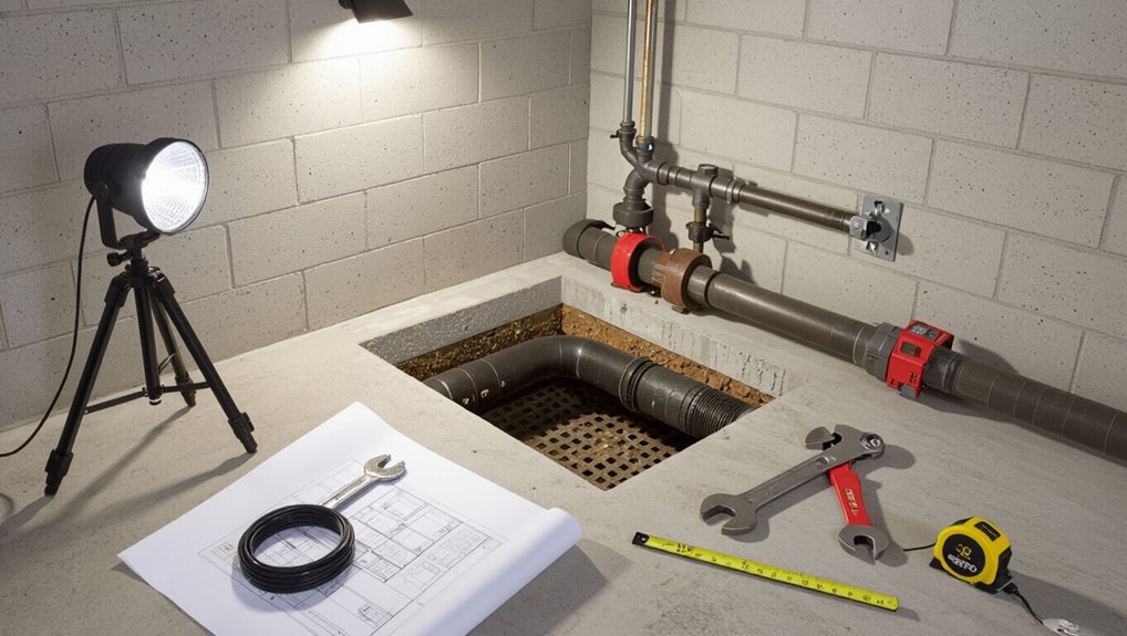basement sewer line importance