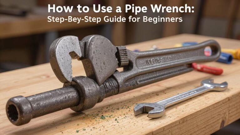 basic pipe wrench technique