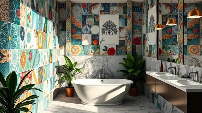 bathroom feature wall inspiration