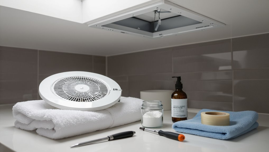 bathroom vent odor causes