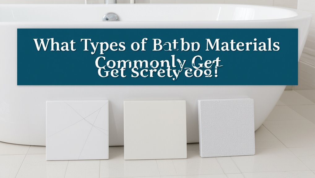 bathtub material scratch identification
