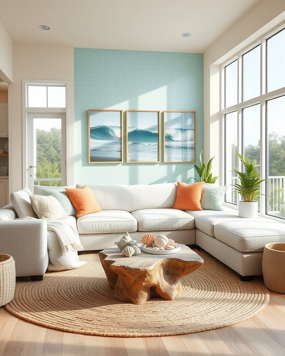 beach inspired decor elements