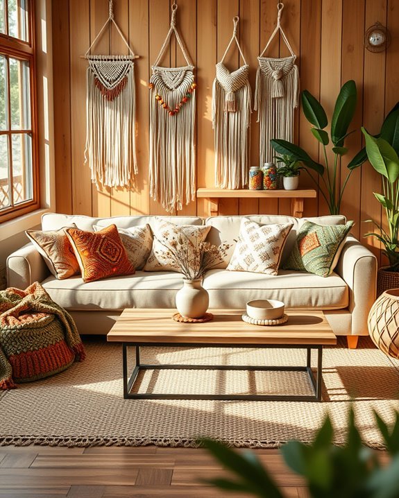 beaded accents enhance decor