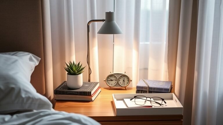 bedside table organization tips