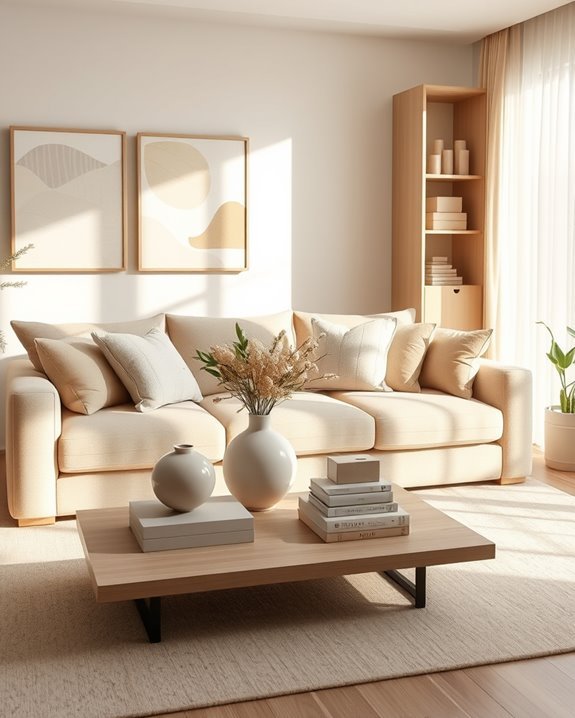 beige accessories enhance spaces