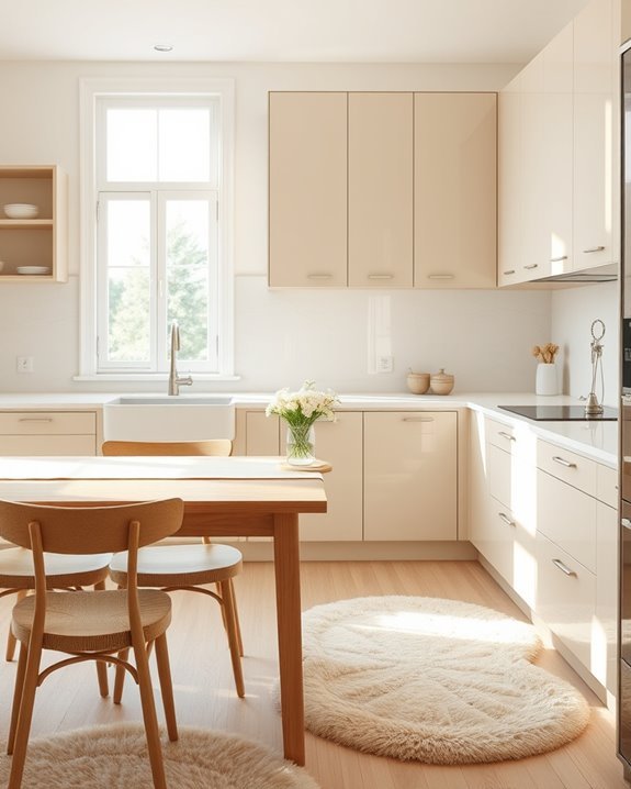 beige and white harmony