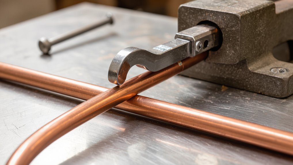 bending copper pipe easily