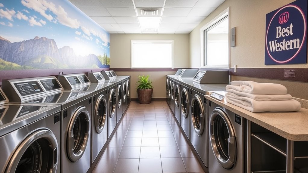best western laundry availability