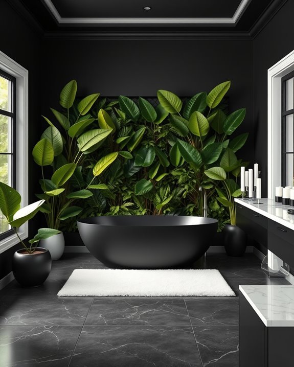 black and white elegance