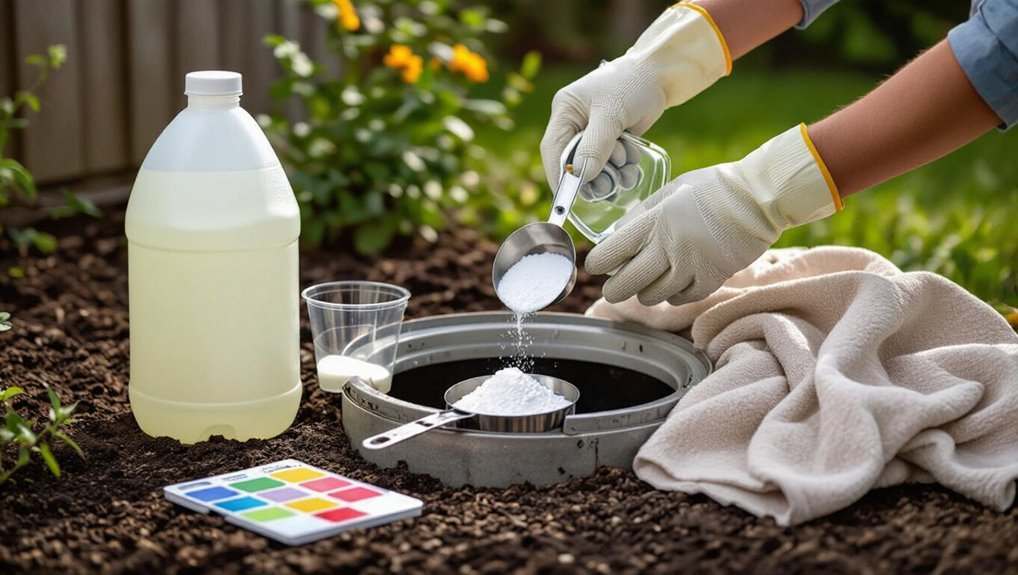 bleach disrupts septic balance