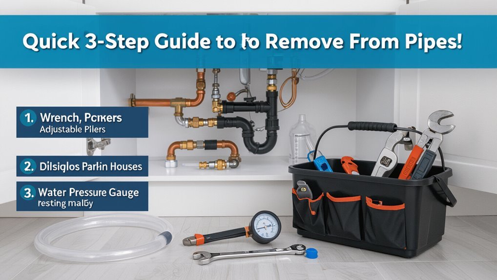 bleed plumbing lines of air