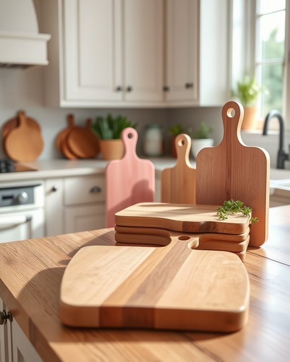 blush pink cutting boards