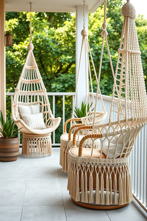 bohemian macram chair tranquility