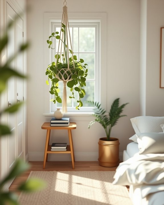 bohemian macram planter decor