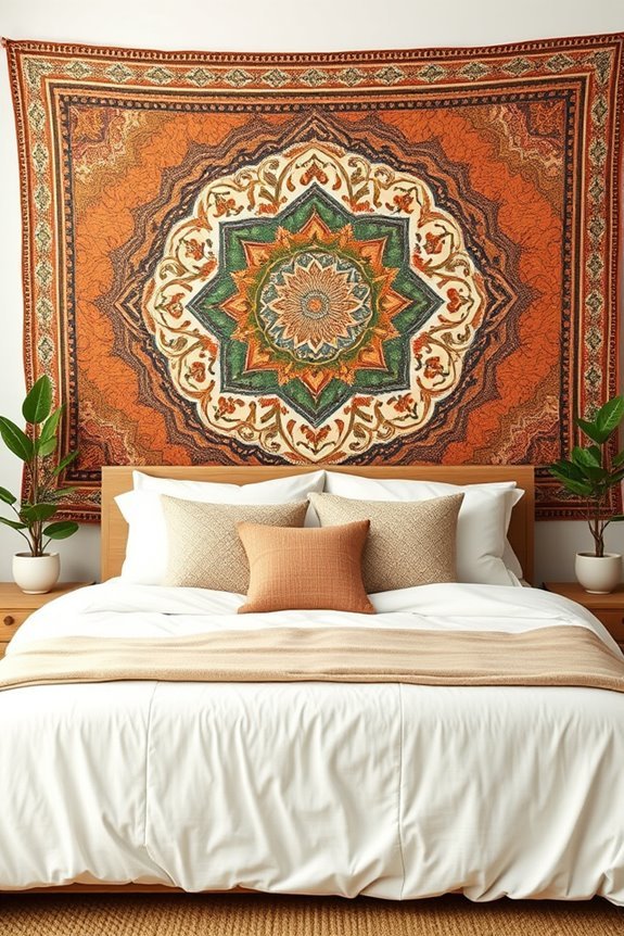 bohemian tapestry wall decor