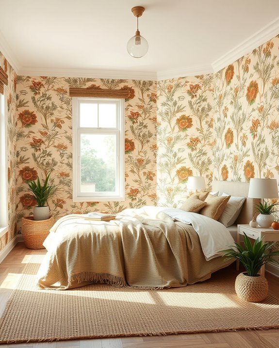 bohemian wallpaper vibrant prints