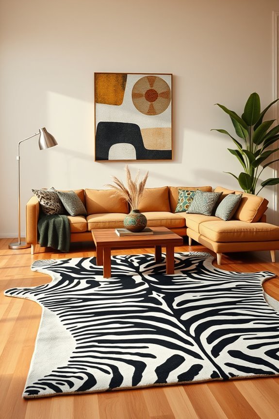 bold animal print accents