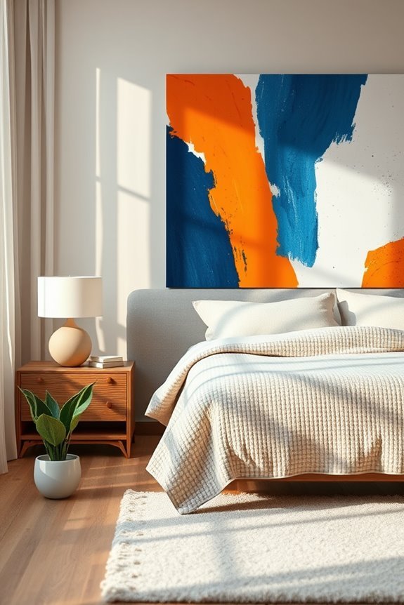 bold artwork transforms bedrooms