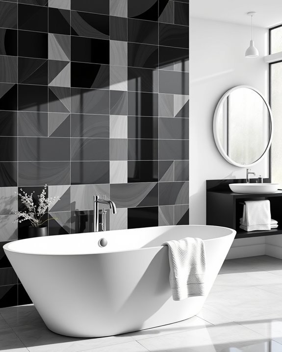 bold black and white elegance