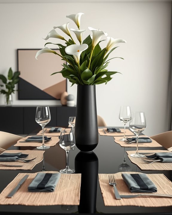 bold centerpieces create interest