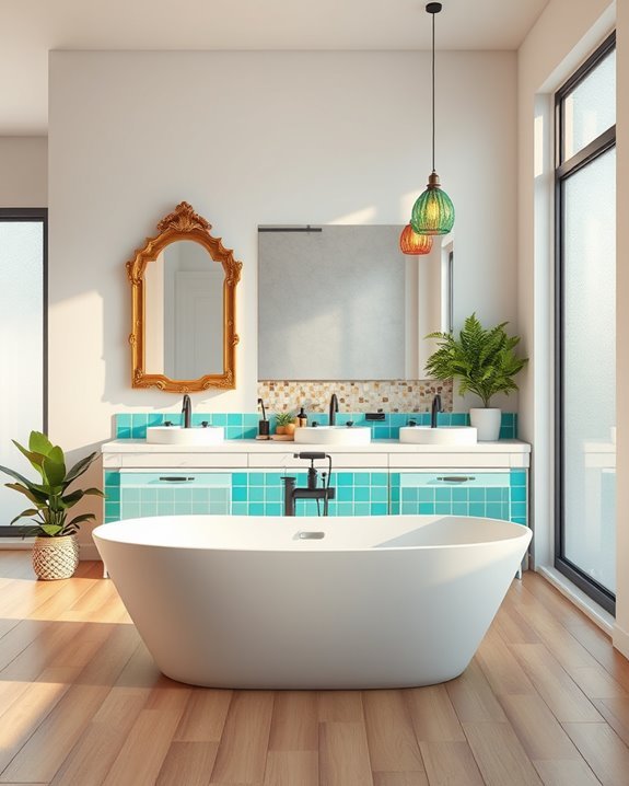 bold color accents transform