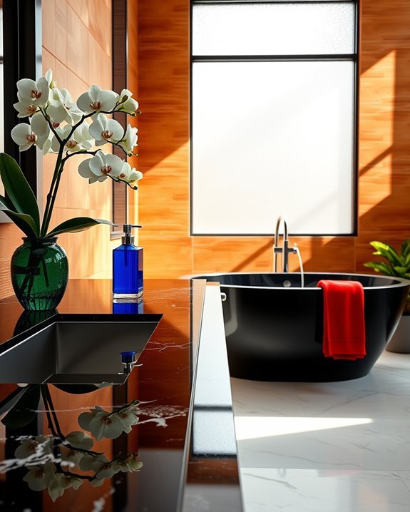 bold colors striking contrast