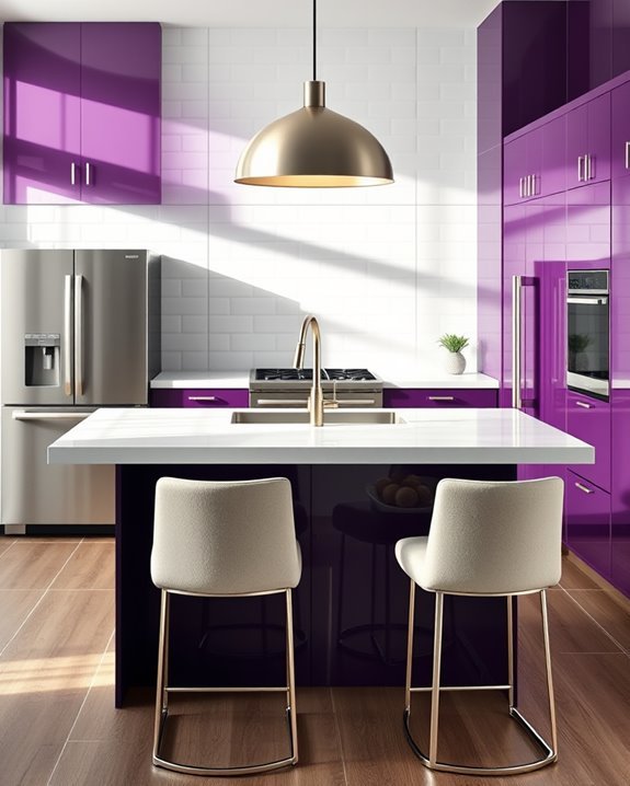 bold elegance in kitchens