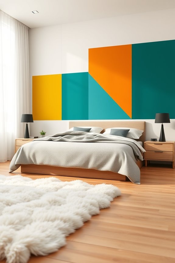 bold energetic bedroom transformation
