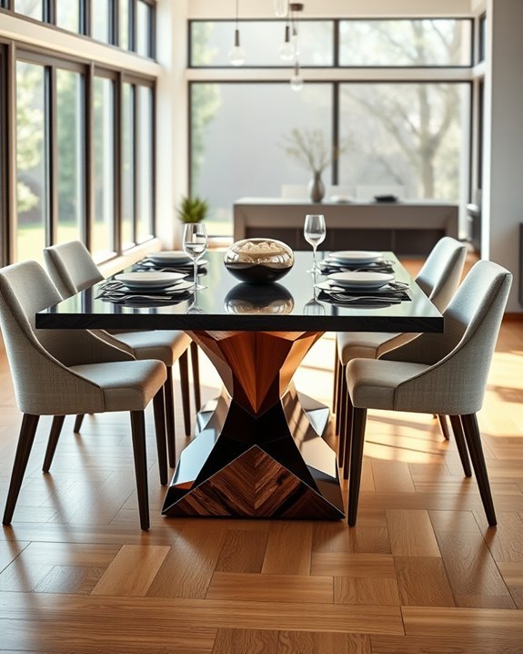 bold eye catching dining tables