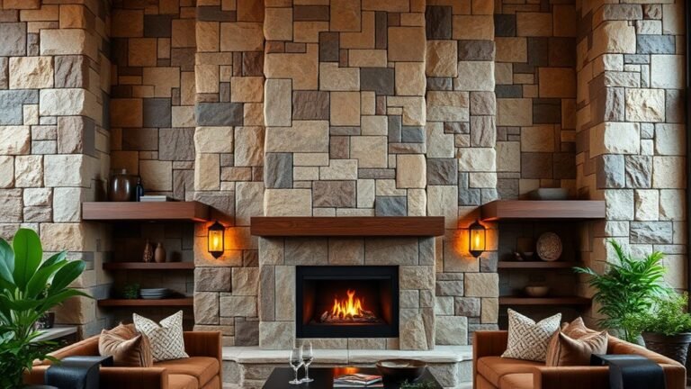 bold fireplace wall designs