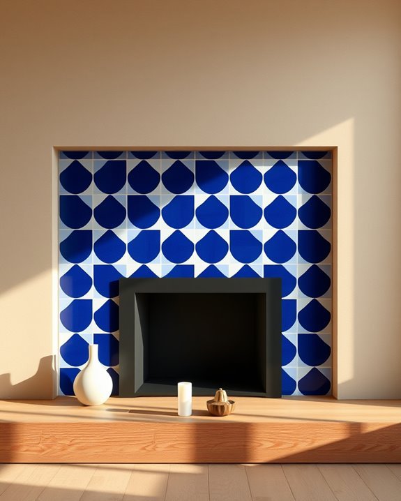 bold geometric tile enhancement