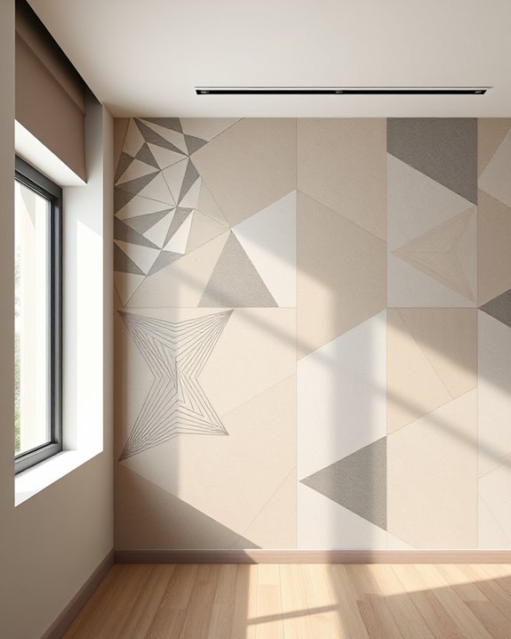 bold geometric wall decor