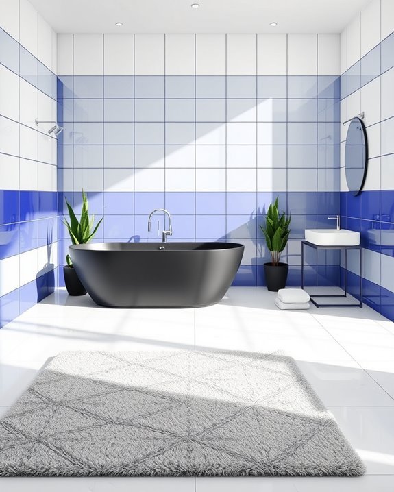 bold grout enhances design