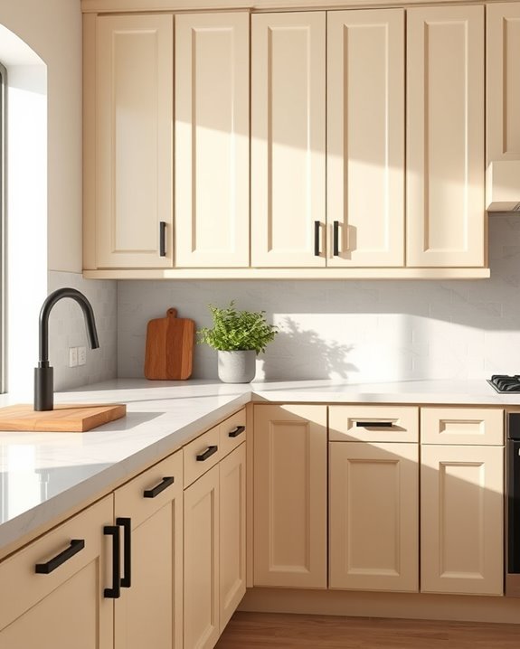 bold hardware cream cabinets