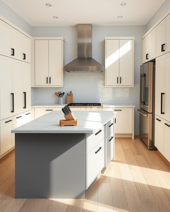 bold hardware enhances elegance