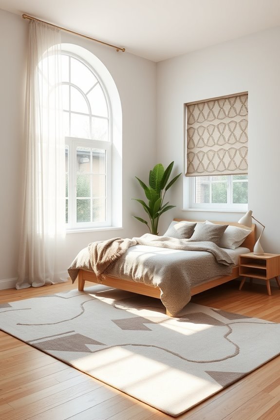 bold layered window treatments