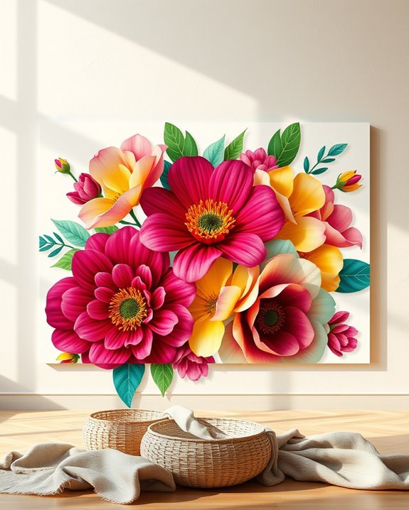 bold oversized floral prints