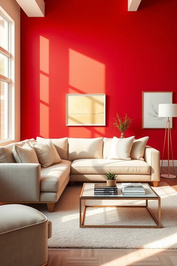 bold red accent transformation