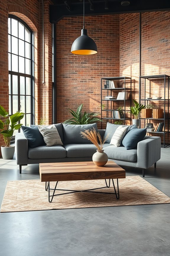 bold urban living room