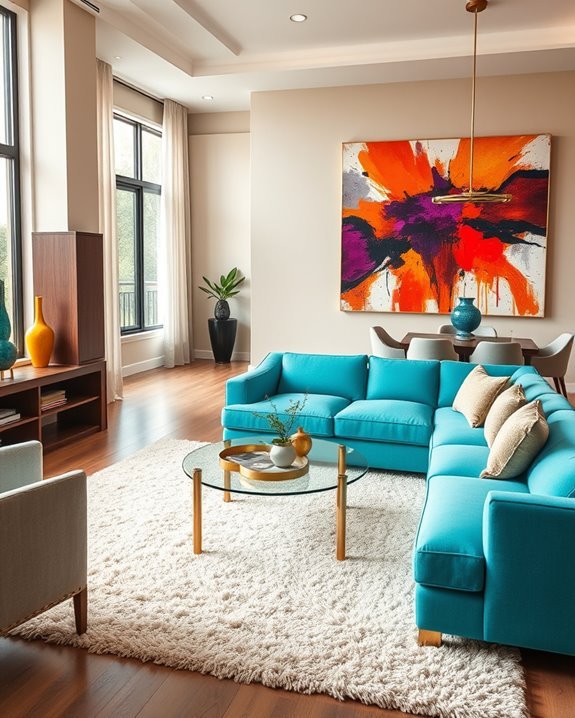 bold vibrant color schemes