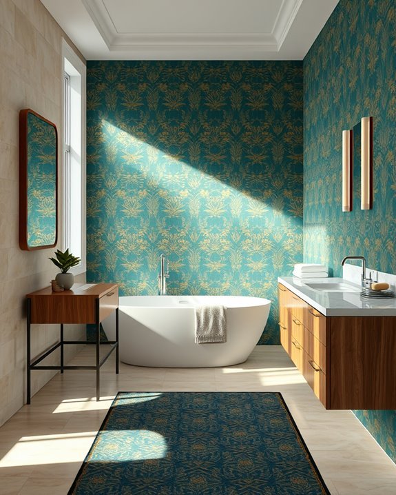 bold vibrant wallpaper designs