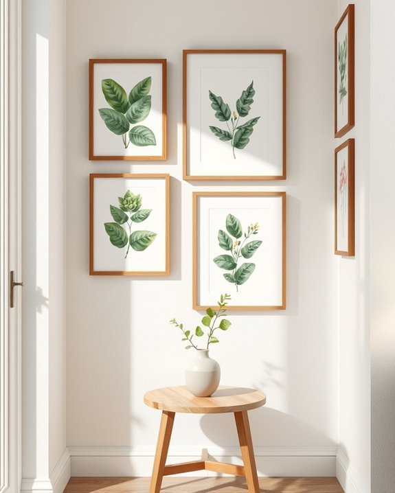 botanical prints for decor