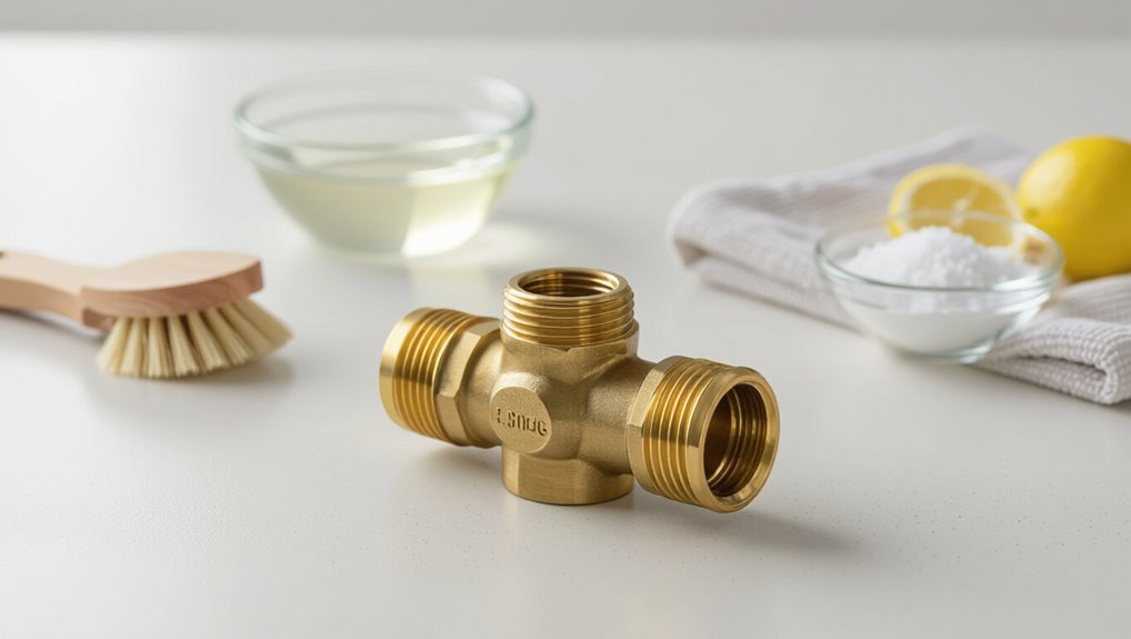 brass fitting tarnish prevention