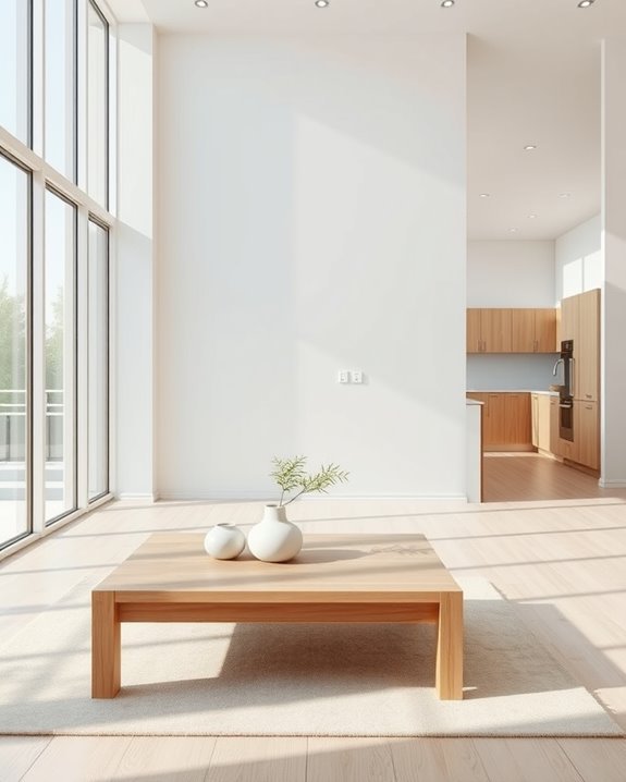 bright airy cement finishes
