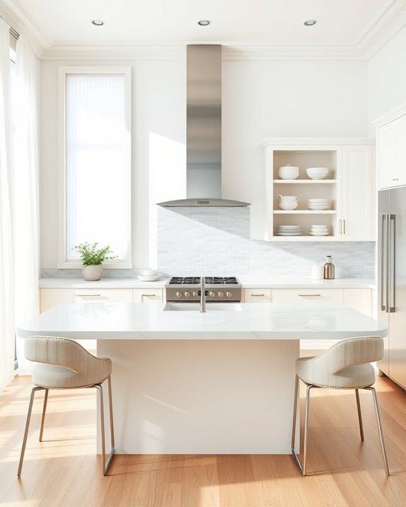 bright airy kitchen aesthetic